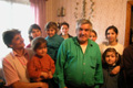 Die Roma-Großfamilie Tucková bei sich zu Hause im slowakischen Dorf Durkov.